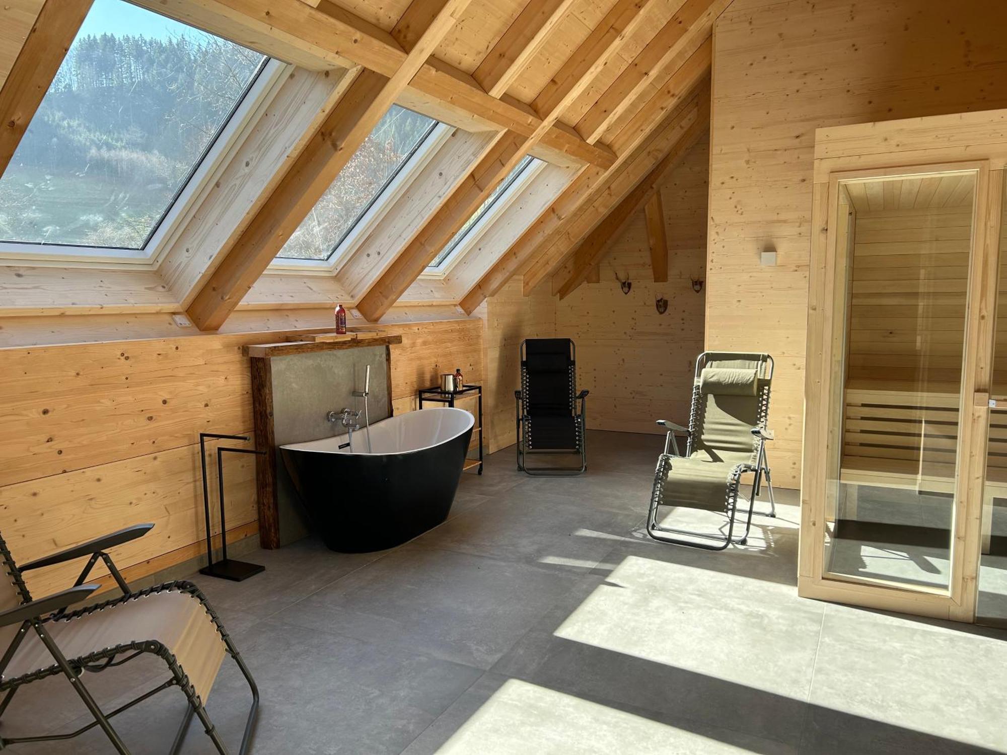 Ferienwohnung Im Loft-Style Mit Sauna Im Historischen Schwarzwaldhof Simonswald Kültér fotó